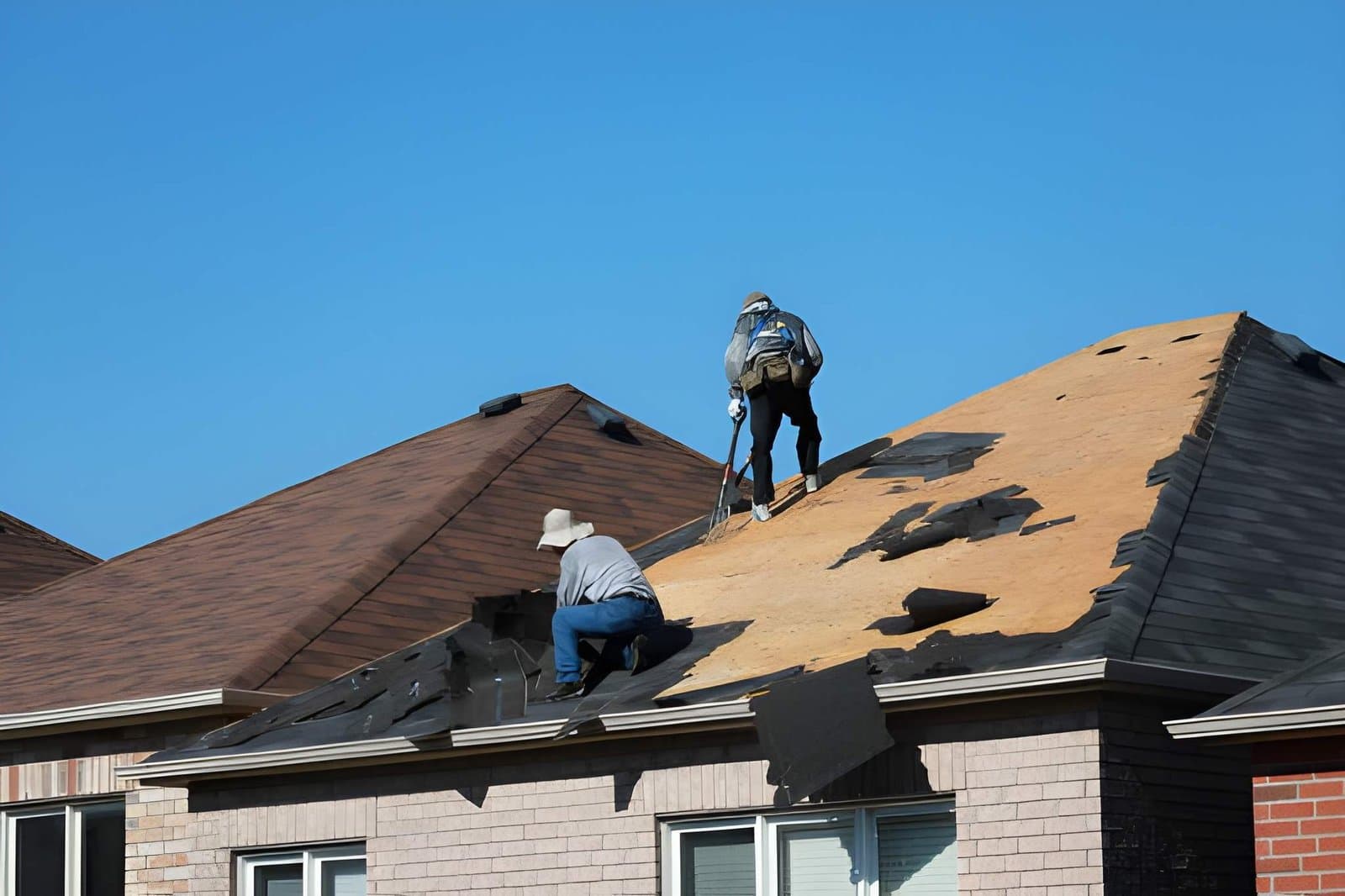 Residential roof replacement and storm roofing work